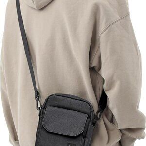 Small Crossbody Bag Nylon Polyester Compact Lightweight Adjustable